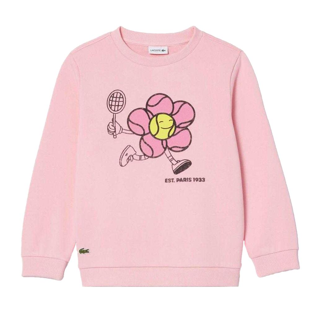 Lacoste Childrens/Kids Printed Crew Neck Sweatshirt