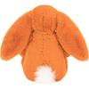 JELLYCAT Серия кроликов Бонни 25-летний юбилей Зарубежное издание Кролик Бонни Успокаивающая оранжевая кукла Плюшевая кукла Сидит 23 см в высоту
