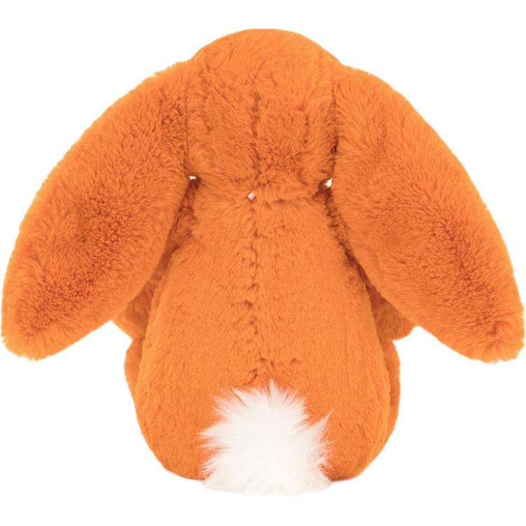 JELLYCAT Серия кроликов Бонни 25-летний юбилей Зарубежное издание Кролик Бонни Успокаивающая оранжевая кукла Плюшевая кукла Сидит 23 см в высоту