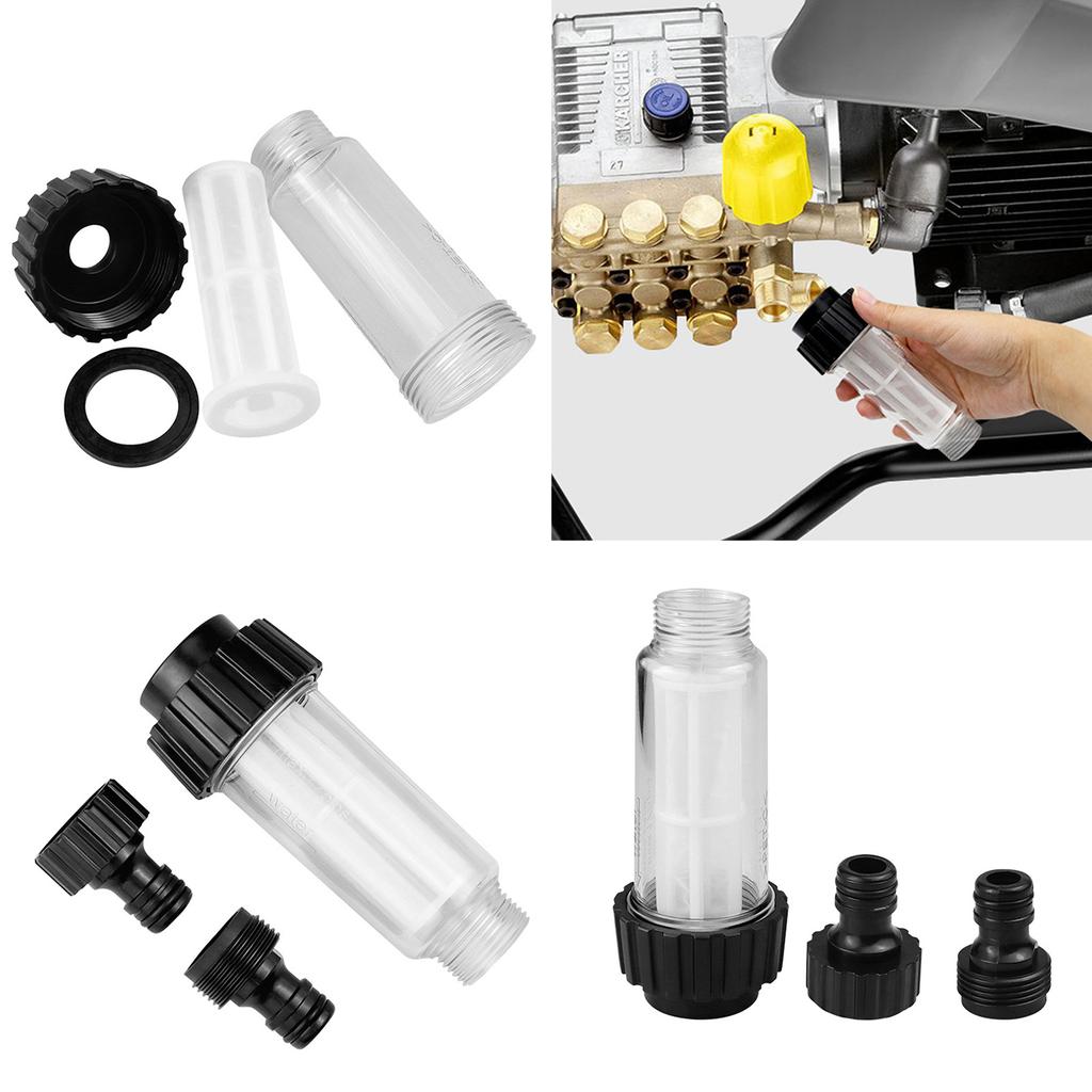 High Pressure Washer Water Filters G3/4" Thread Quick Connector Car Washing Machine Water Filters Garden Hose Filter
