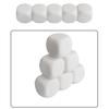 10Pcs 16mm Acrylic Dices with Smoothed Top Round Blank Six Sided Dices
