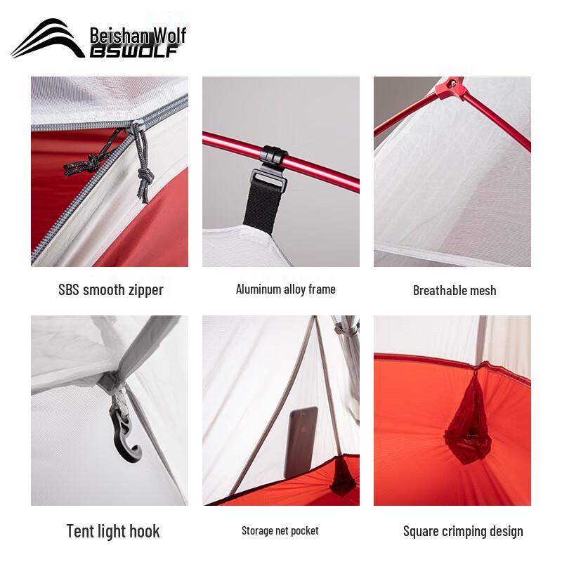 Ультралегкая ветрозащитная штормовая палатка для кемпинга