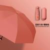 Pocket Capsule Umbrella for Women, Thickened Black Coating, Sun Protection, Sunshade Umbrella, Foldable Umbrella, Dual-Use for Sun and Rain, Portable