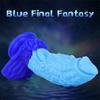 Blue Tyrant Mixed Color Liquid Silicone Big Penis Simulation Fake Penis Female Masturbation Device Anal Plug Adult Products