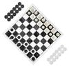 2 in 1 Travel Board Games Set Portable Chess and Checkers Set for Kids and Adults