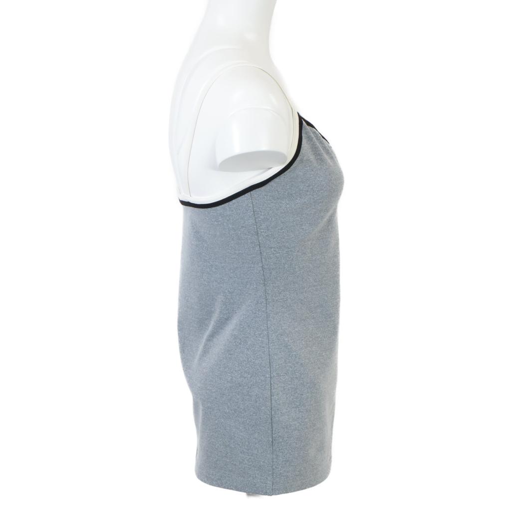 CHANEL Excellent condition P10762V06479 1998 CC Logos camisole tops 40 grayUsed