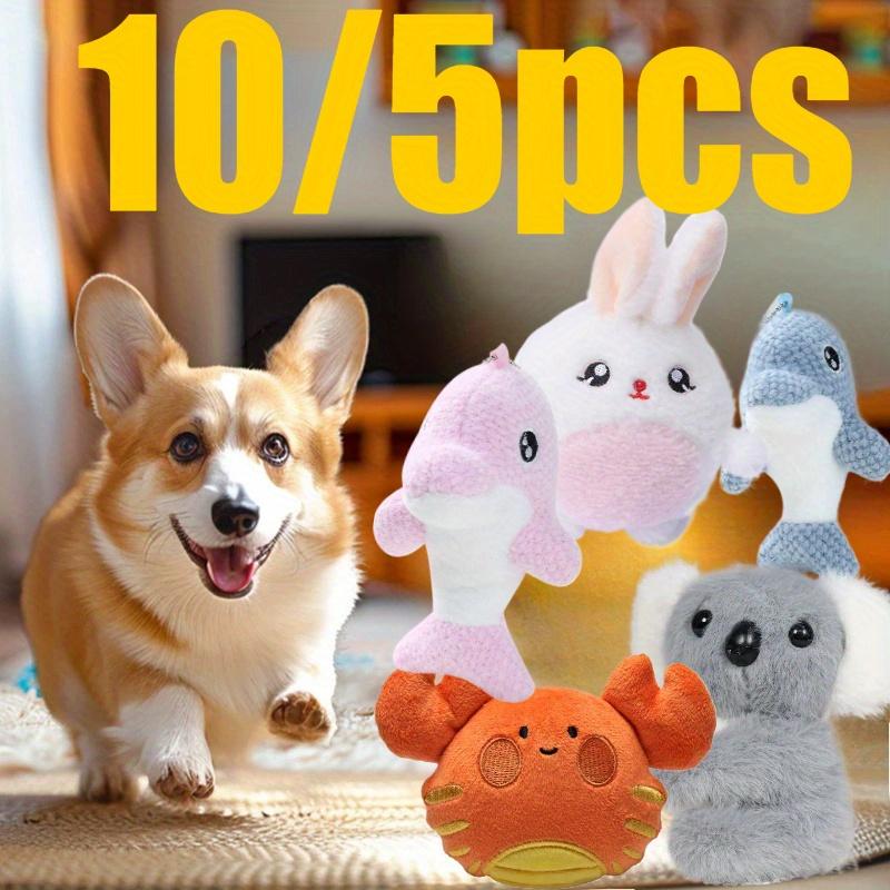 5/10 шт. Игрушка для собаки, очистка зубов, коллекция, хлопковая веревка, износостойкая, щенок, звуковая игрушка, отлично подходит для ежедневного использования