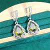 Water Drop Jewelry Europe and The United States Hot Anti-allergy Zircon Necklace Earring Jewelry Set