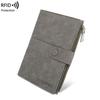 RFID Защита от кражи Дорожный кошелек Держатель для карт Сумка для хранения карт Портативный Зажим для паспорта Мужской