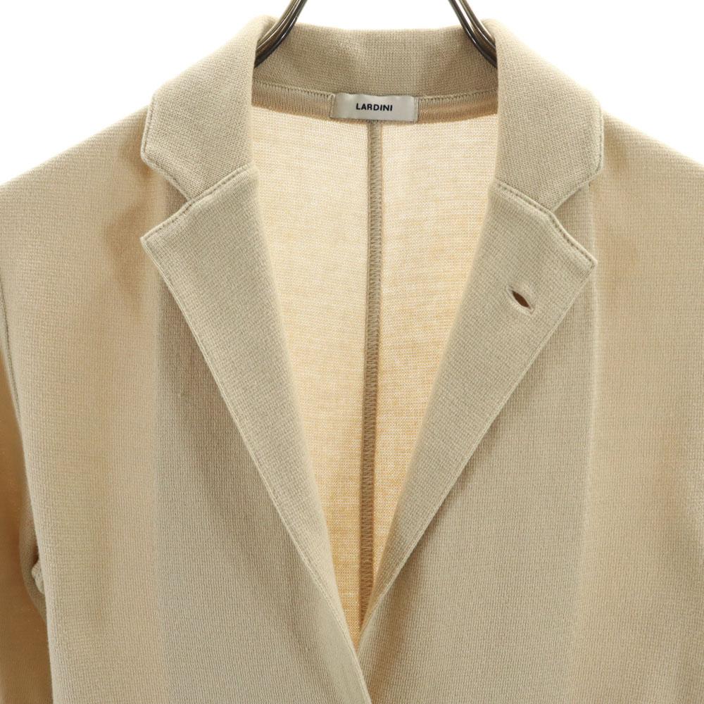 LARDINI Сделано в Италии Кардиган из трикотажа индивидуального покроя с длинным рукавом 38 пиджак Женский Б/у