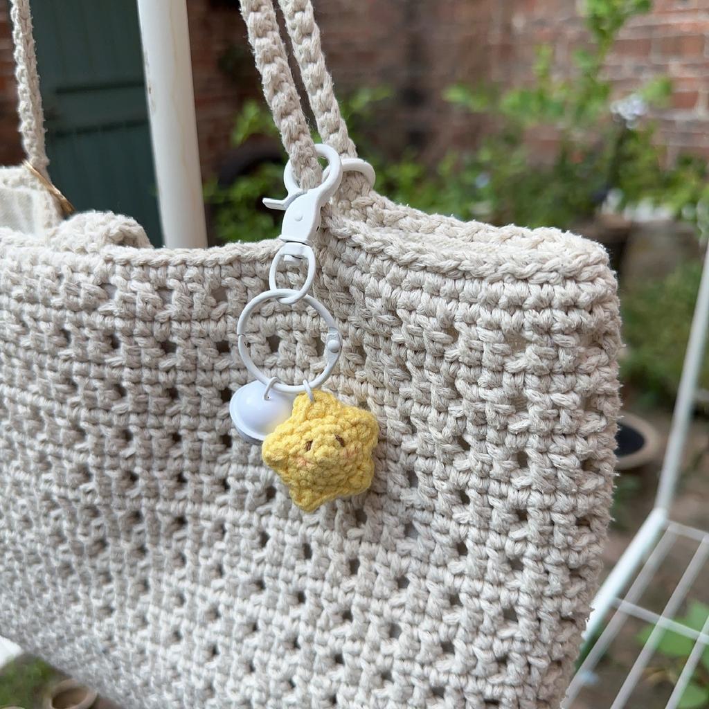Wholesale Crochet Pendant Cartoon Little Star High Quality Cotton Thread Hand DIY Decorative Gift Clothing Decoration Cute Stars