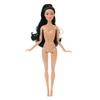 Curly Hair Supermodel Nude Doll Dark Skin DIY Dress Up Toy Action Figure Body  Doll Accessories