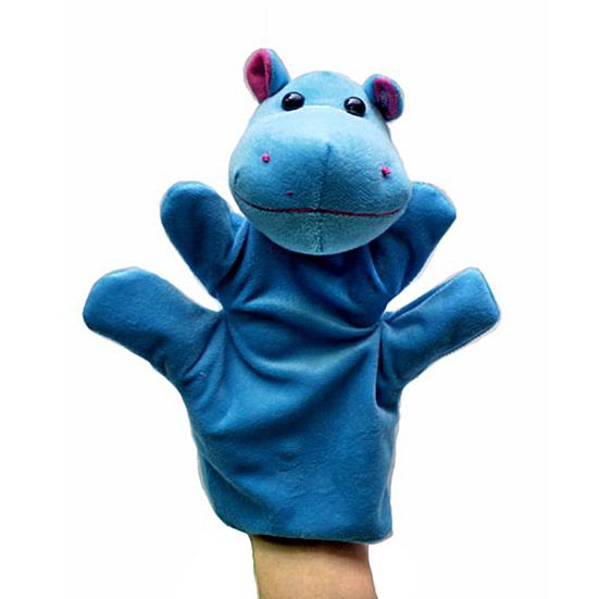 Animal Hand Puppet Super Soft Tear-Resistant Flannel Hand Puppet Storytelling Preschool Role Play Toy for Home