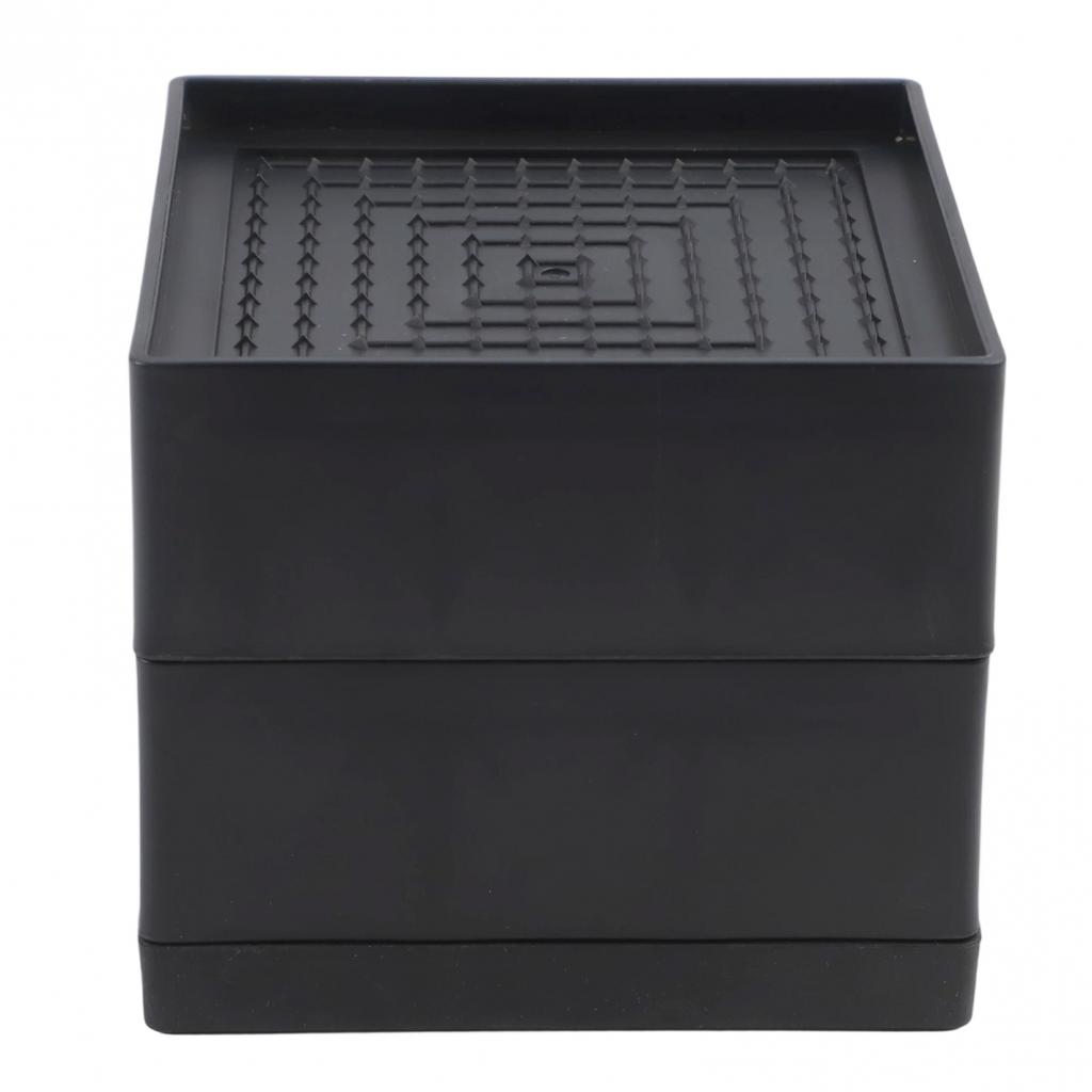 Черный цвет Накладки на ножки стула Штабелируемые подставки Гибкое штабелирование