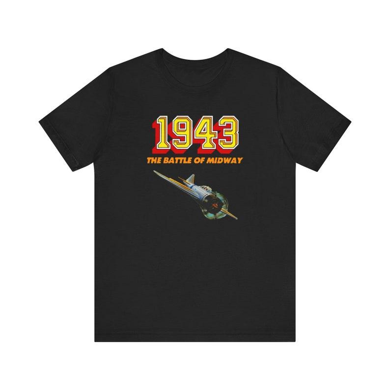 230 Gsm 100% Cotton 1943 The Battle Of Midway Nes Arcade Retro Style Pixel Art Unisex T Shirt