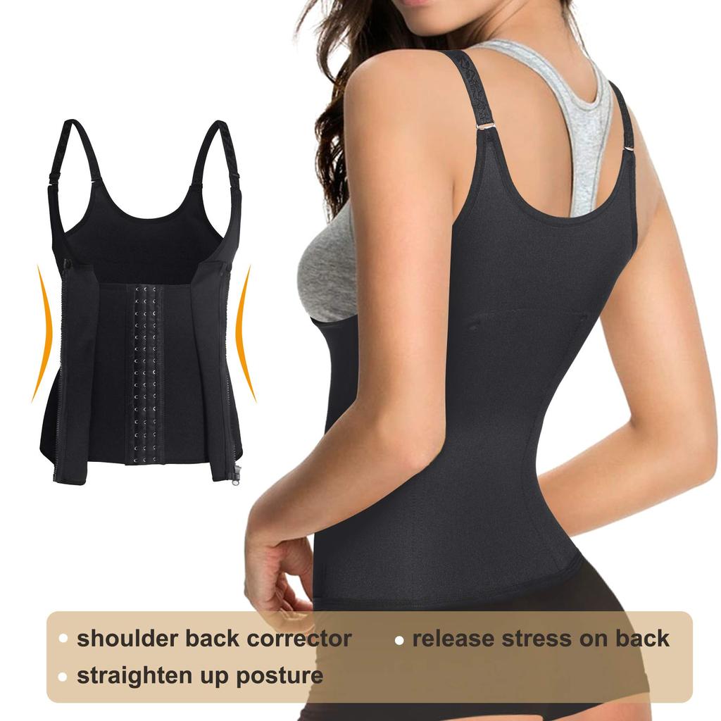 Sawaiko Утягивающее белье для спины, талии и боков с эластичным дизайном и косточками для формирования тела Женский корсет, поддержка, скульптурирование,