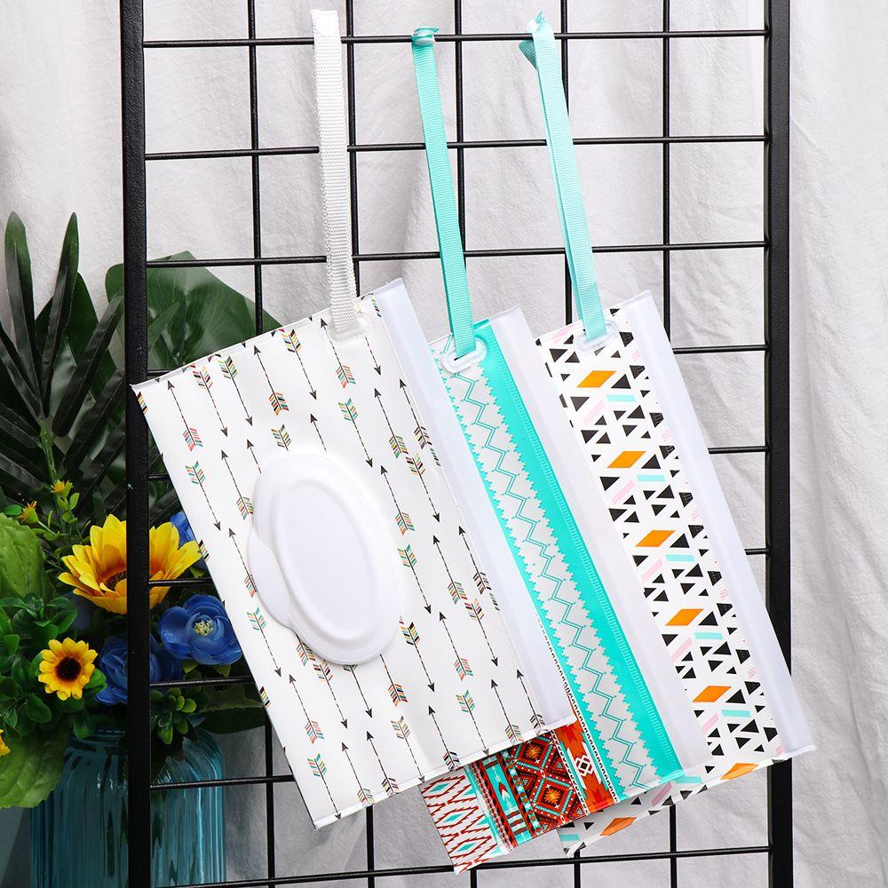 Portable Baby Product Carrying Case Cosmetic Pouch Wet Wipes Bag Stroller Accessories Tissue Box