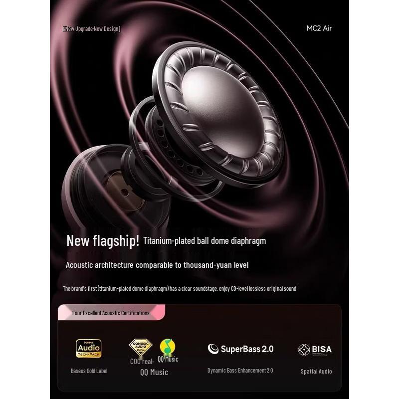 Baseus MC2 Air Беспроводные наушники-клипсы с открытым ухом Bluetooth