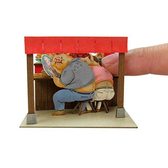 Sankei Studio Ghibli Mini Унесенные призраками родители становятся свиньями бумажная поделка немасштабная MP07-56