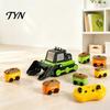 Rechargeable Construction Vehicle Toy Magnetic Remote Control Bulldozer Toy, Electric Snake Game Truck Splicing 2 Players Interactive