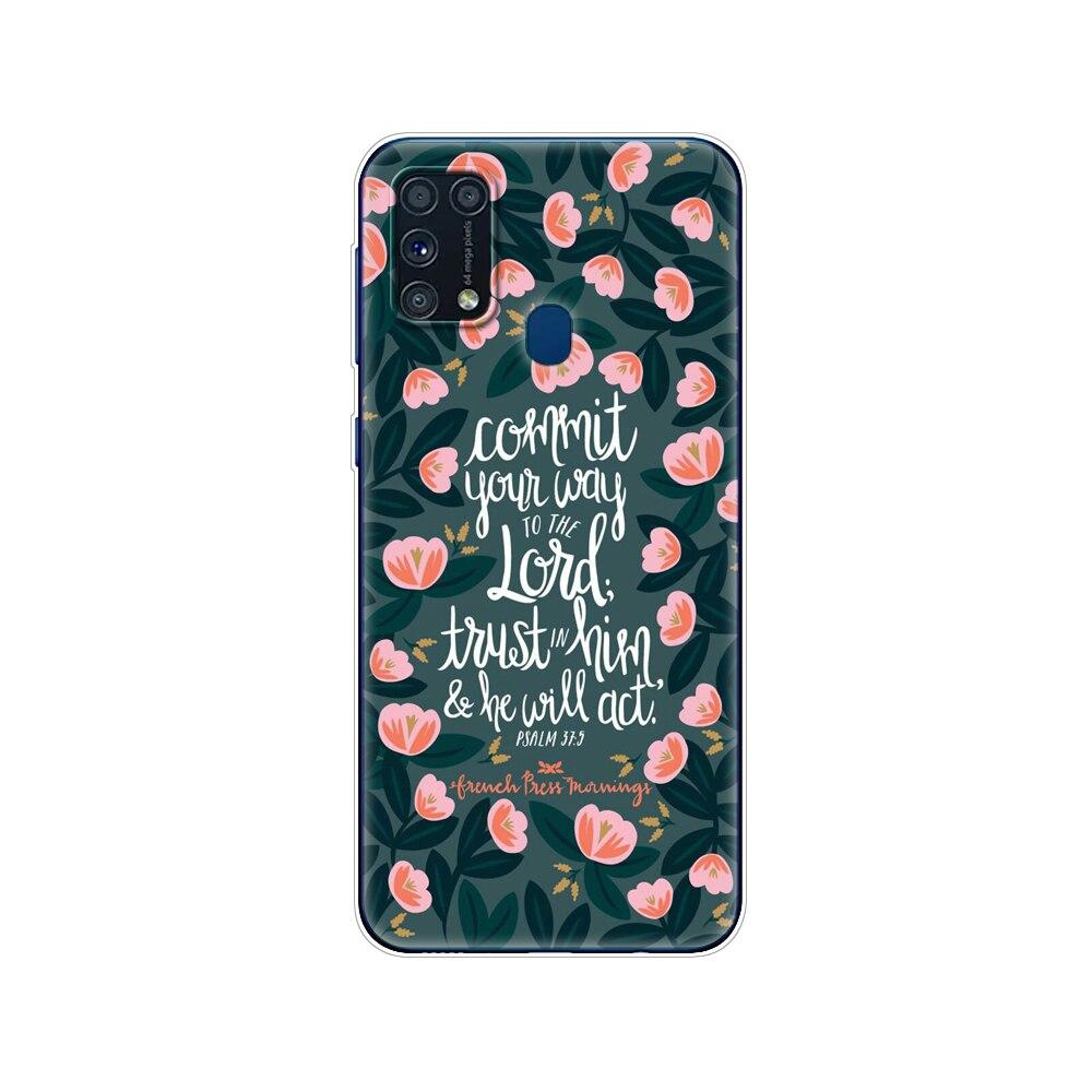 Чехол из ТПУ для Samsung M31, 6,4 дюйма, чехол из ТПУ для Samsung Galaxy M 31 SM-M315 m315, задний чехол для телефона, бампер, зима, снег, Рождество