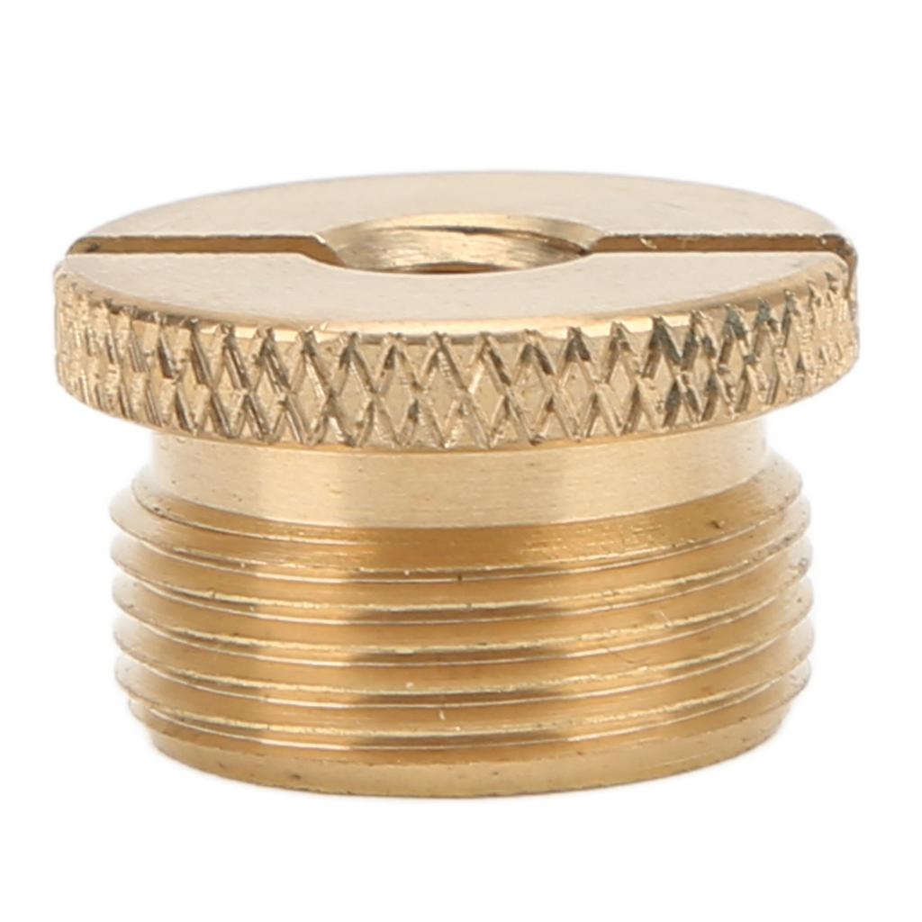 1/4 Female to 5/8 Male Screw Adapter Anodizing Trtment Durbale Mic Thrd Adapter