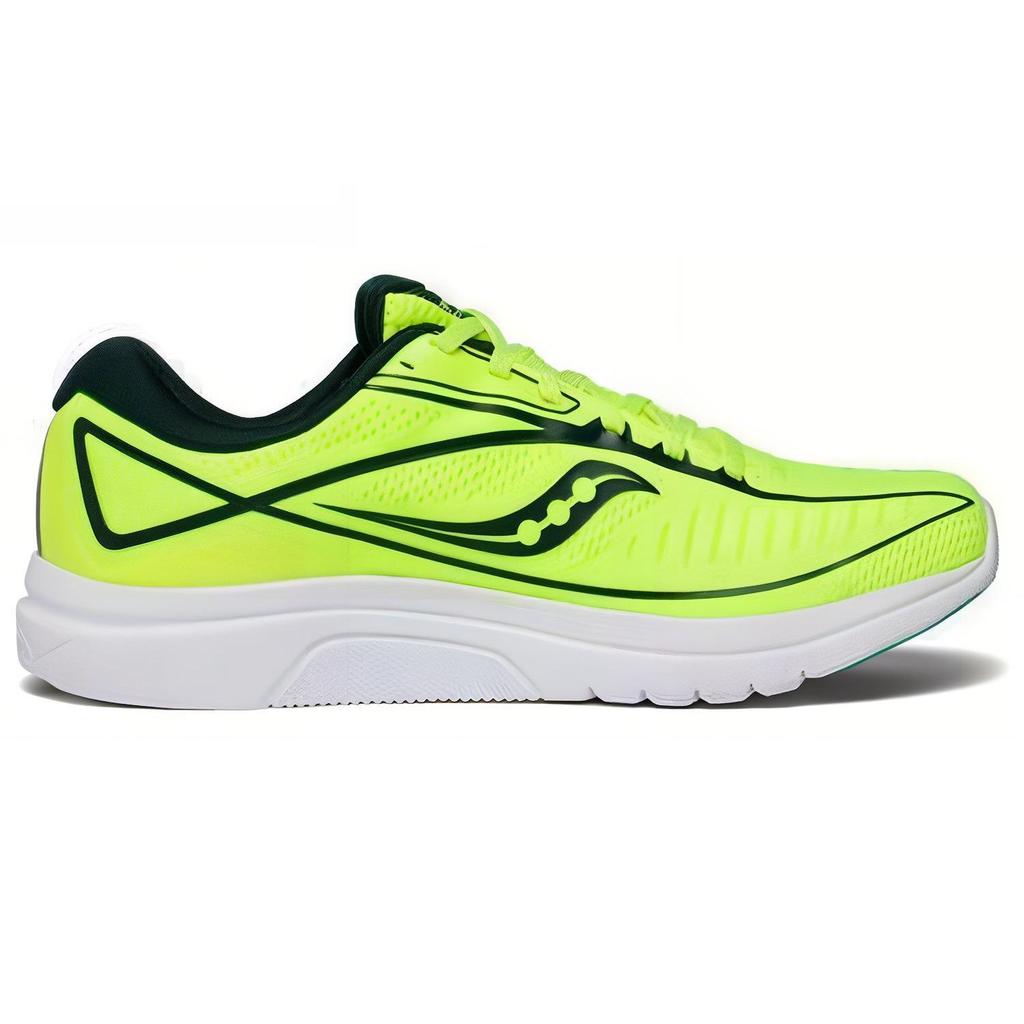 SAUCONY Kinvara 10 Minimalist Comfortable Non-Slip Low-Top Running Shoes Men Sneaker Lemon-Yellow Teal S20467-37