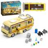 Break Badding RV MOC Building Blocks Samll DIY Caravans Car Creative Bricks Toy Model Set for Display TV Play Car Model