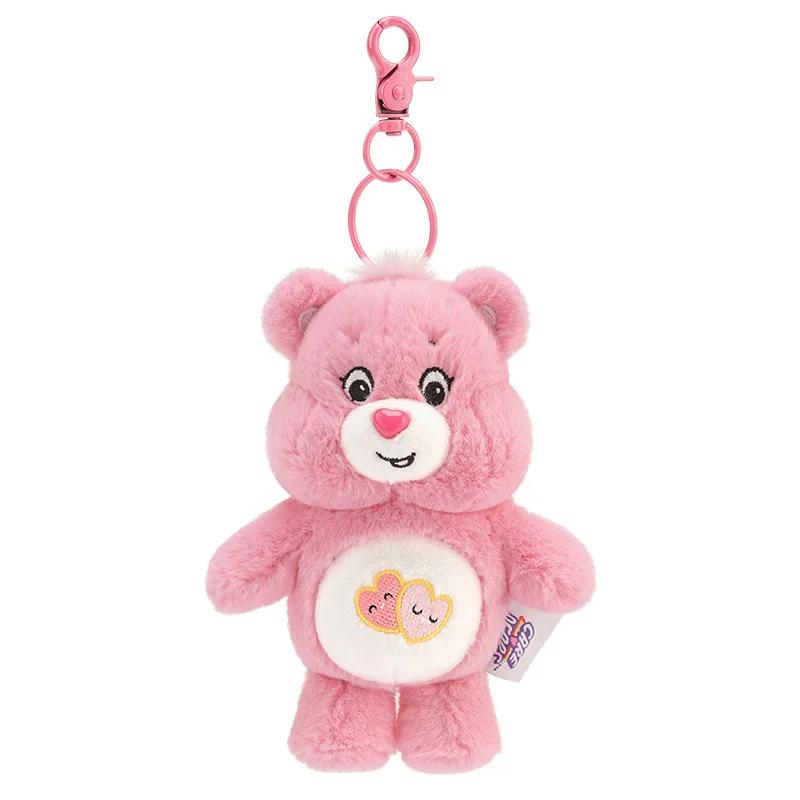 Плюшевые игрушки Sanrio Каваии Медведи Заботы Радужный Медведь Плюшевая Игрушка Аниме Хобби Брелок Подвеска на Сумку со Звуком Куклы Рождественские Подарки на День Рождения