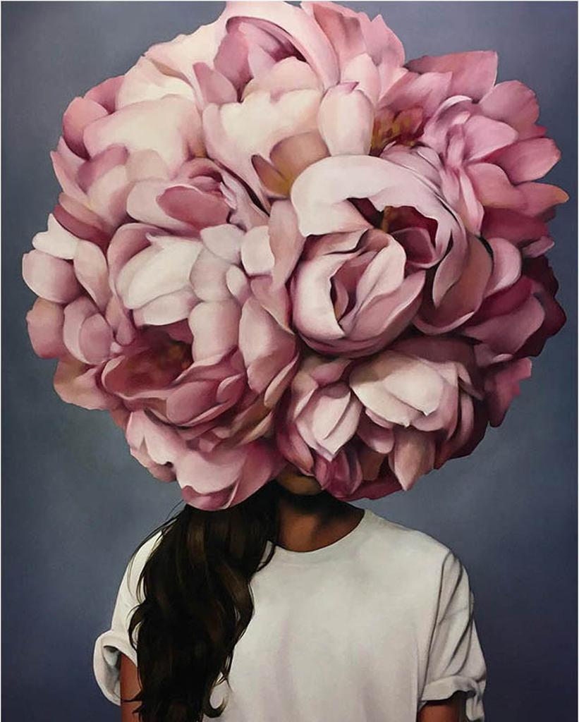 5D Diy Diamond Art Embroidery Girl Abstract Round Diamond Painting Mosaic Landscape Flower Home Decoration New Year Gift