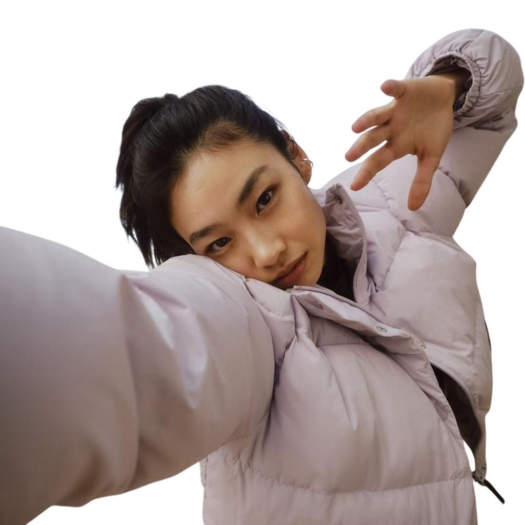 Adidas Womens/Ladies Patterned Ribbed Heavyweight Puffer Jacket