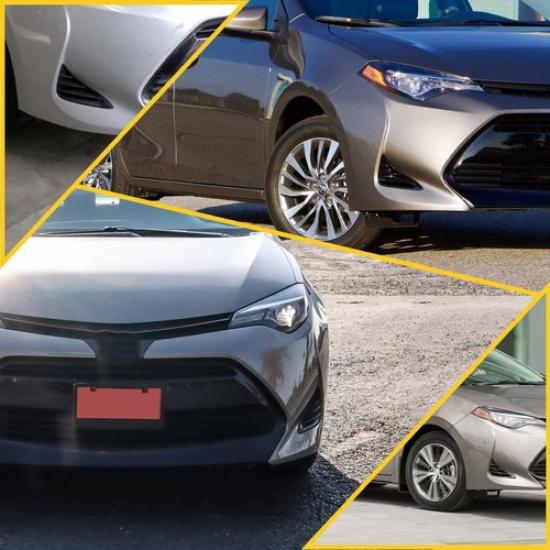 Fog Light Set Cover Front Left And Right For 2017- Toyota Corolla LE XLE CE