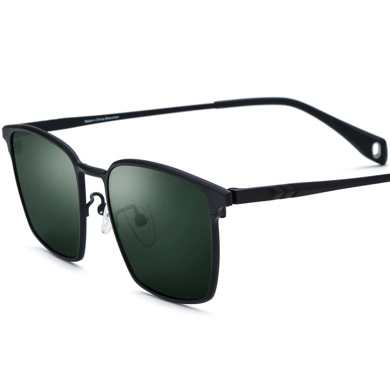 Borregls Colorful Titanium Sunglasses Men 2025 Square Polarized Mirrored UV400 Sun Glasses Women Designer Vintage Shades 185856T