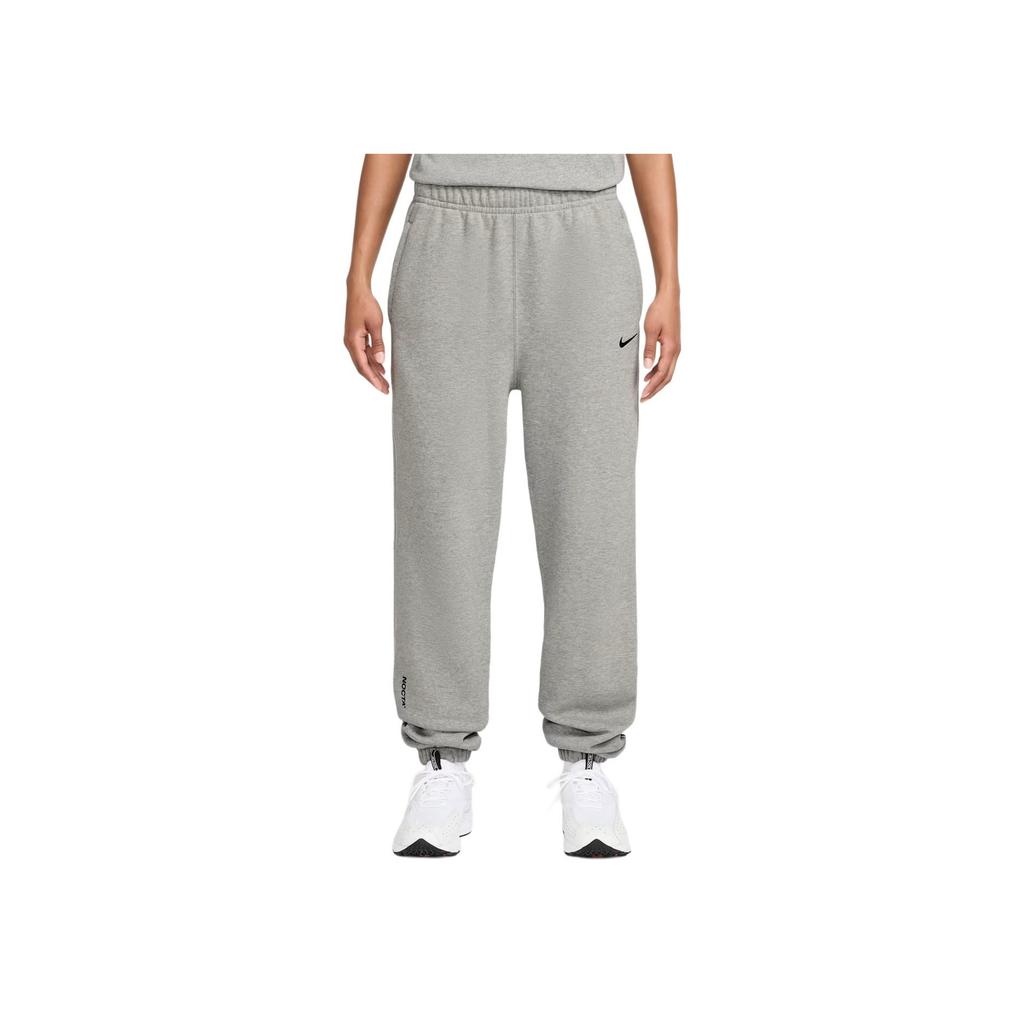 Nike Однотонные вязаные спортивные брюки с эластичной манжетой, унисекс, серые HM5764-063