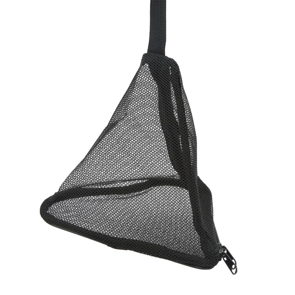 PVC Outdoor Hanging Storage Net Black Mesh Organizer Durable Hanging Basket Net Camping