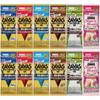 Meiji SAVAS Protein 100 Trial Type, 10.5g, 12-pack Set of 6 Flavors (Grapefruit, Cocoa, Yogurt, Vanilla, Rich Chocolate). Includes a Tissue Set.