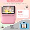 Камера моментальной печати для детей, 3,0" HD 32 МП Детская камера 1080P с 3 рулонами бумаги для принтера, Подарок на день рождения, Игрушка для девочек и мальчиков 3-12 лет с