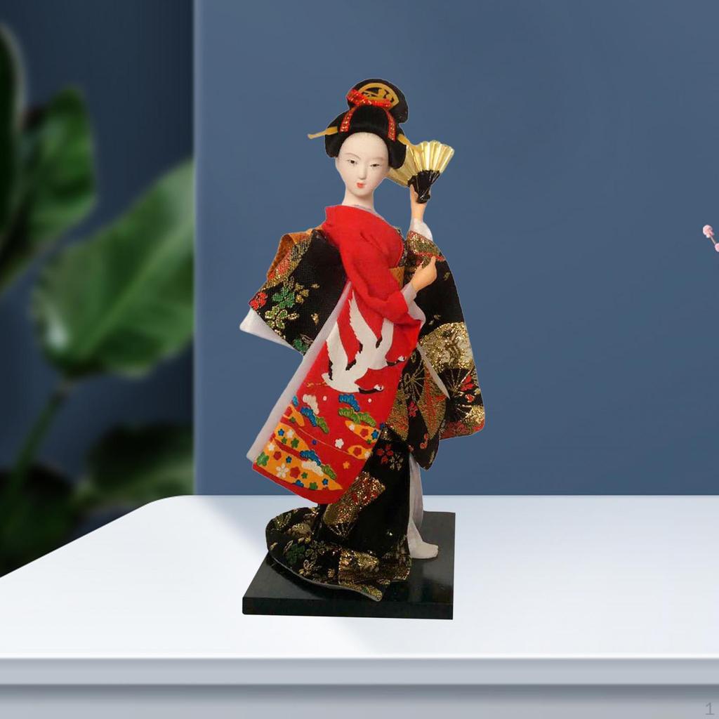 Этнические японские куклы гейши, азиатская кукла, статуэтка леди для украшения стола