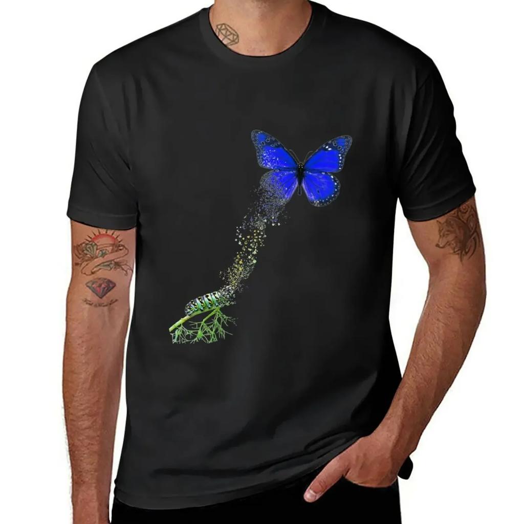 Butterfly T-Shirt vintage shirts graphic tees summer top Men's t shirts