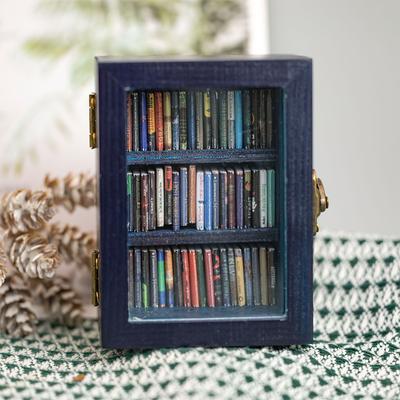 Креативная книжная полка против беспокойства, миниатюрная книга, спичечные коробки, подарок, избавьтесь от беспокойства, украшение кукольного дома, подарки