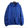 Loose Hooded Sweater Women's 2024 Autumn and Winter Plus Size Zip-up Cardigan Top