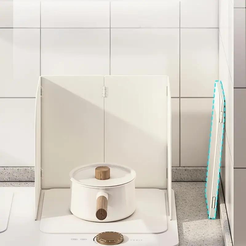 3-сторонний экран от брызг масла для кухни, стальной, защита от брызг для плиты и сковороды