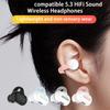 1Pc Universal Touch Operation Sports Headphones Stereo Surround Ergonomic Bluetooth Compatible 5.3 Wireless Earbud Game Playing
