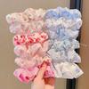 6 шт./набор аксессуаров для волос для девочек резинки для волос повязки для волос резинки для волос веревки держатель для хвостика для женщин или девочек