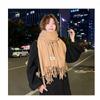 Autumn Winter Scarf For Women Long Warm Scarves Hijab Solid Color Lady Shawl Wrap Female Head Scarfs New