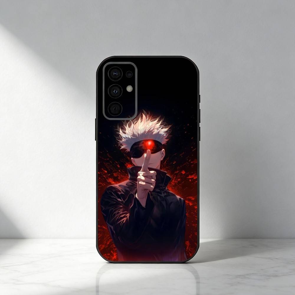 Чехол для телефона Hot-Blood Gojo Satoru J-Jujutsu Kaisen Для Samsung S25,S24,S21,S22,S23,S30,Ultra,S20,Plus,Fe,Note,5G Черный Чехол
