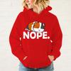 Funny Guinea Pig Nope Print Hoodie Fashion Women Men Casual Tops Pullover Hoodies Harajuku Sweatshirt