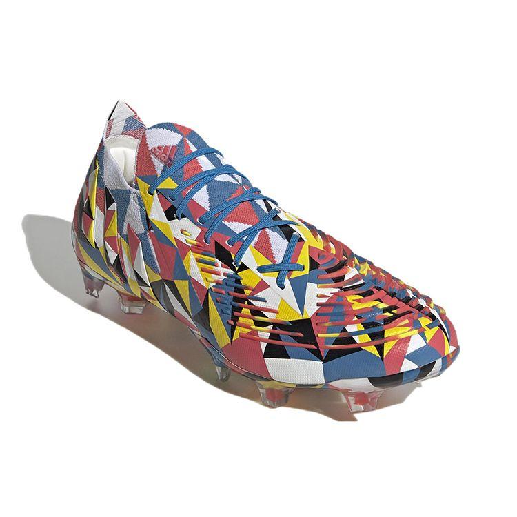 Adidas Predator Edge.1 FG Geometric Мужские кроссовки Синие Ярко-Синие Team-Yellow GX3909