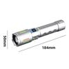 BAAU Led Rechargeable Aluminum Alloy Flashlight Outdoor Multi-Function Retractable Flashlight Convenient Flashlight Lighting