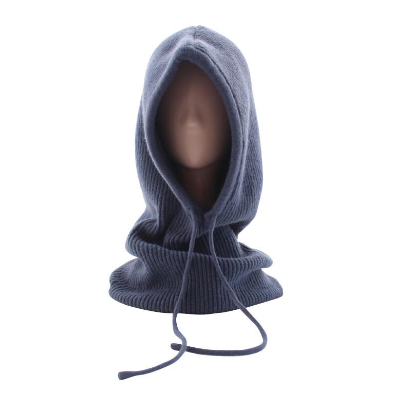 Tri-polar Knitted Hooded Neck Warmer Scarf TP6440